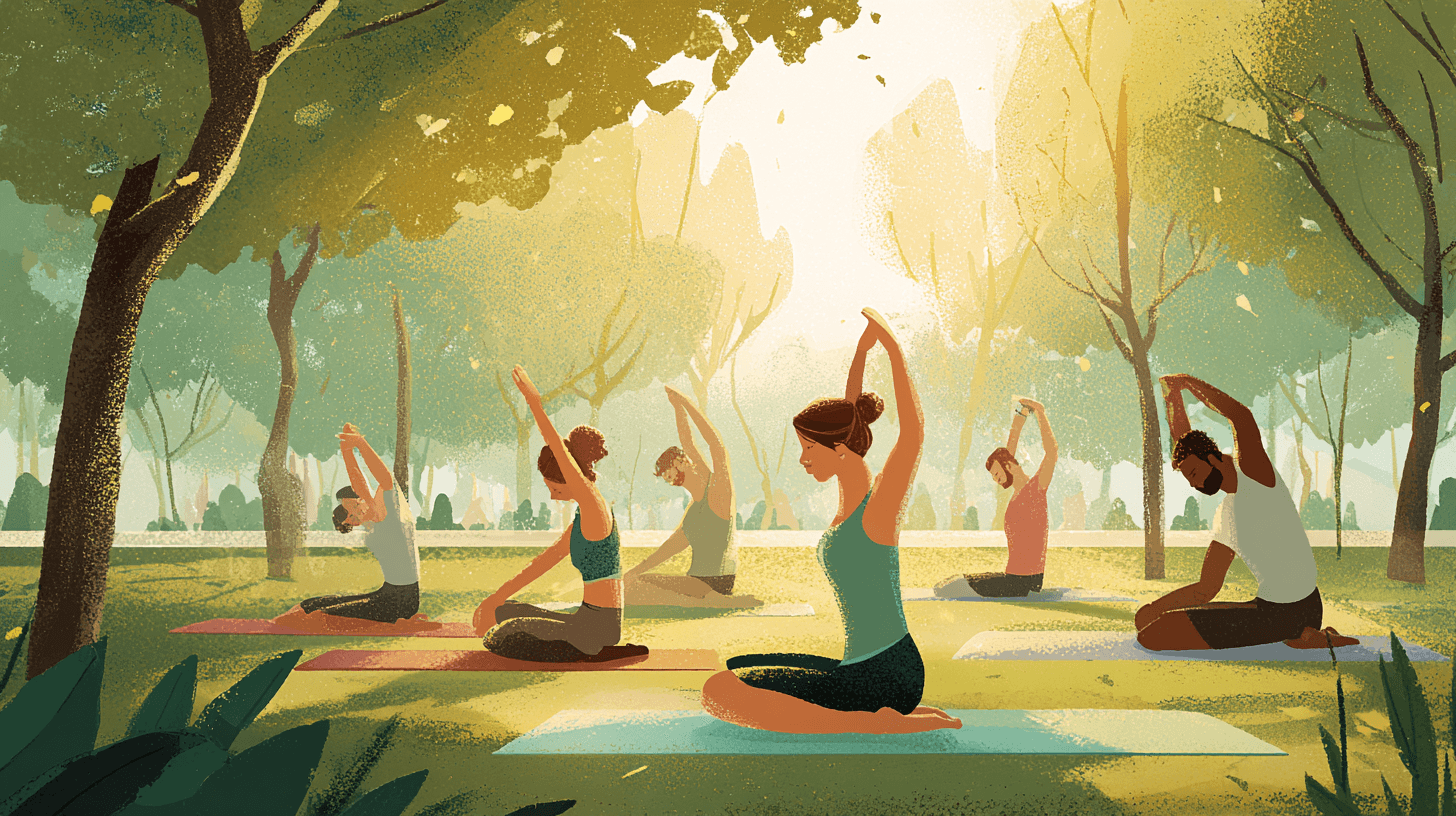 Building a stretching community for fibromyalgia support
