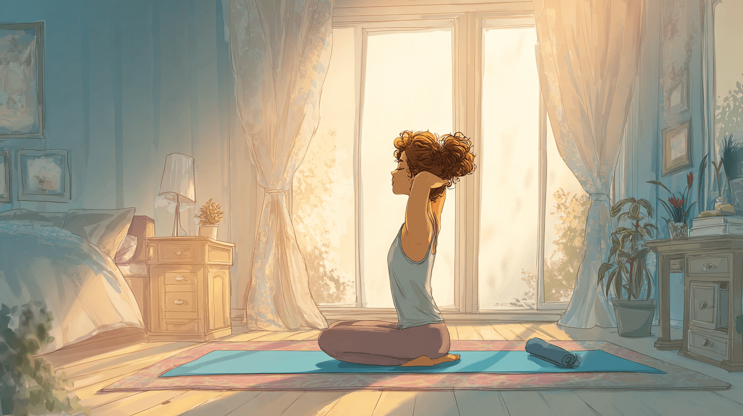 The link between stretching and self-care for fibromyalgia